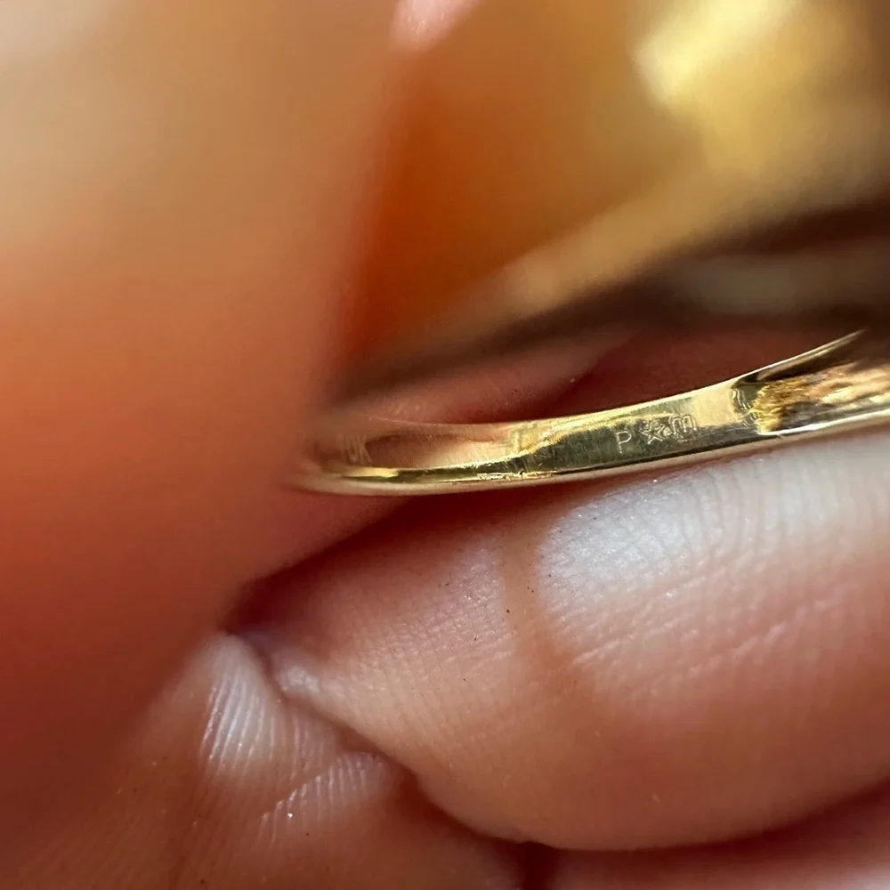 10k Gold Smoky Quartz and diamonds Oval Ring